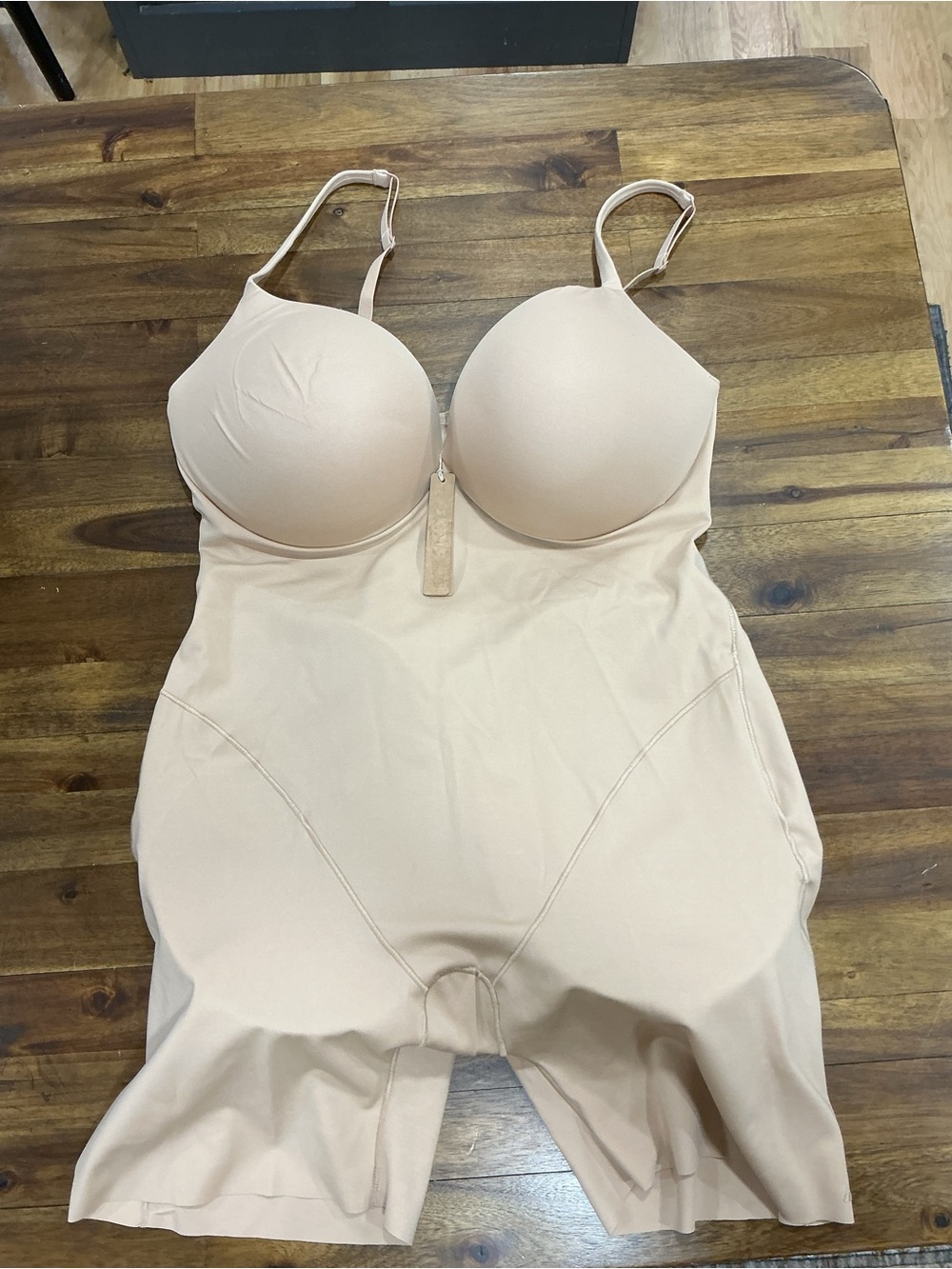 SKIMS Nude Shaping Bodysuit with Built-In Cups